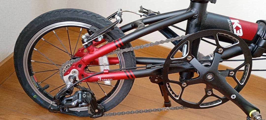 【新品同様】ダホンDAHON K3 14インチ折りたたみ自転車・輪行袋等おまけ有
