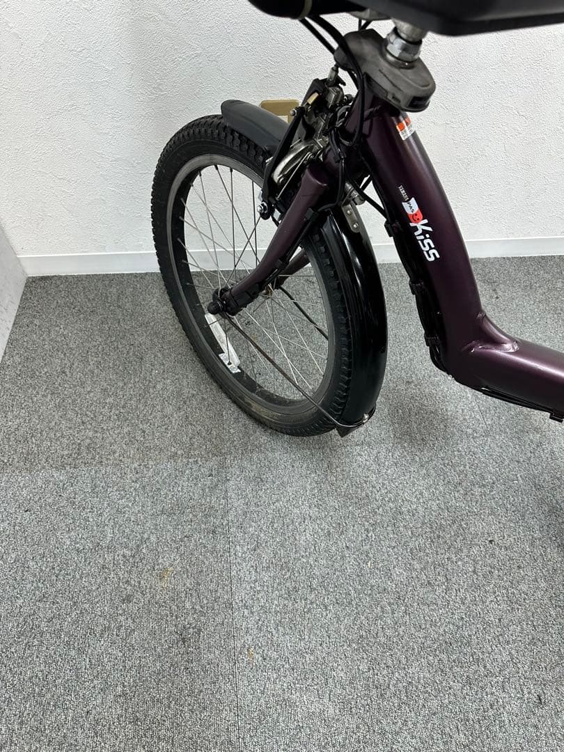 ヤマハパスKISS 子供乗せシート付き電動自転車　大型フロントカゴあり　お買い得