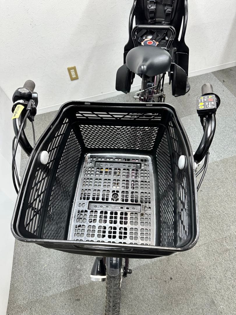 ヤマハパスKISS 子供乗せシート付き電動自転車　大型フロントカゴあり　お買い得
