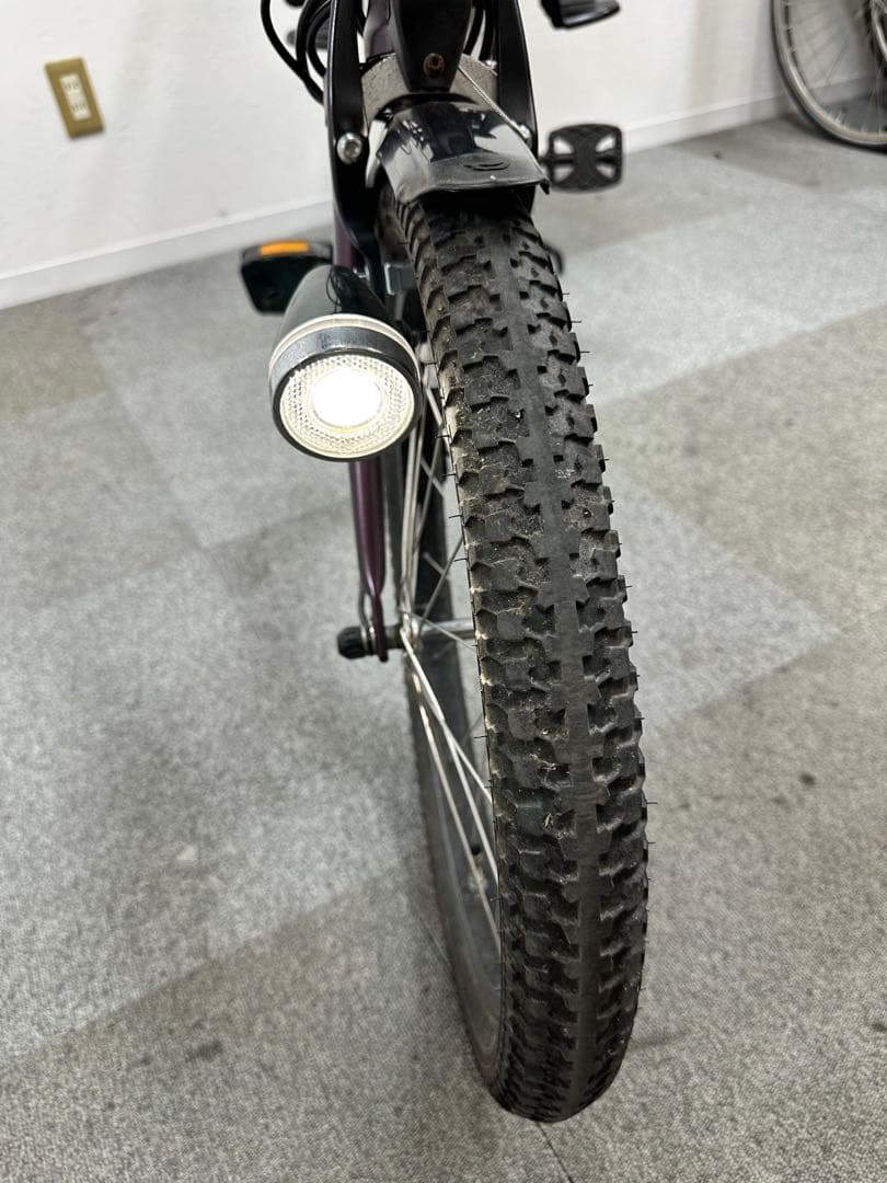 ヤマハパスKISS 子供乗せシート付き電動自転車　大型フロントカゴあり　お買い得