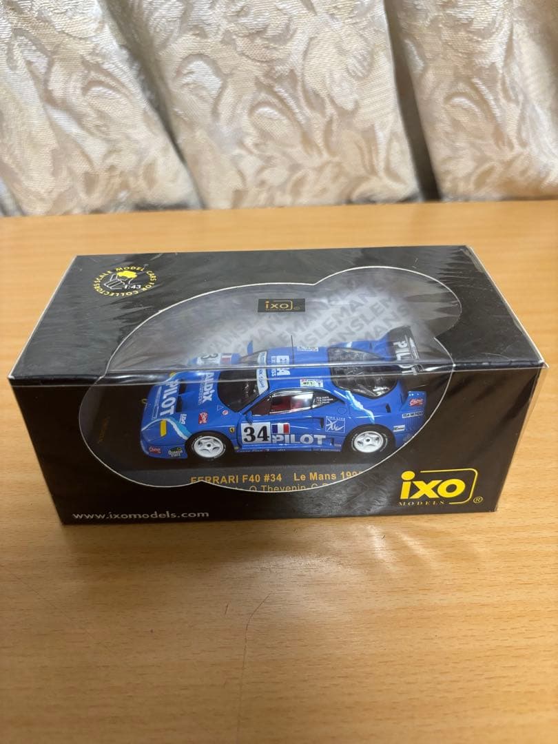 ixo 1/43ミニカーFerrari F40 #34 Le Mans1995