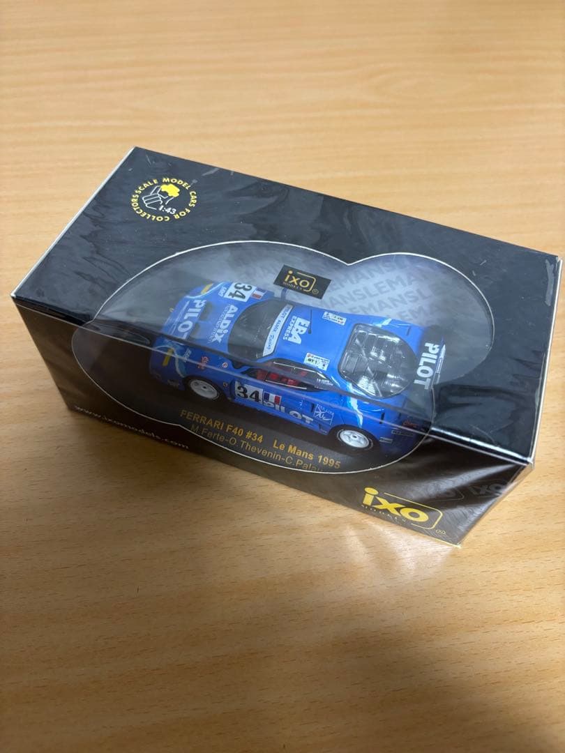 ixo 1/43ミニカーFerrari F40 #34 Le Mans1995