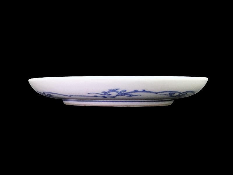 大聖寺伊万里　金襴手 花鳥紋に鳳凰の図　8寸皿　C777 AS-fbtw