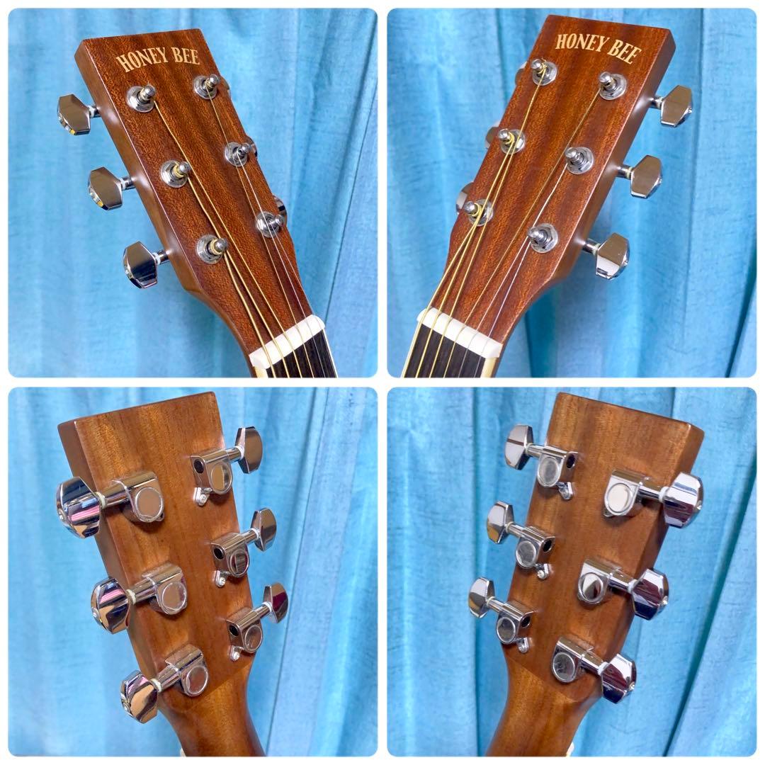 ⑤【牛骨】HONEY BEE！W-15！アコギ！【弾き易く調整☆新品の弦】