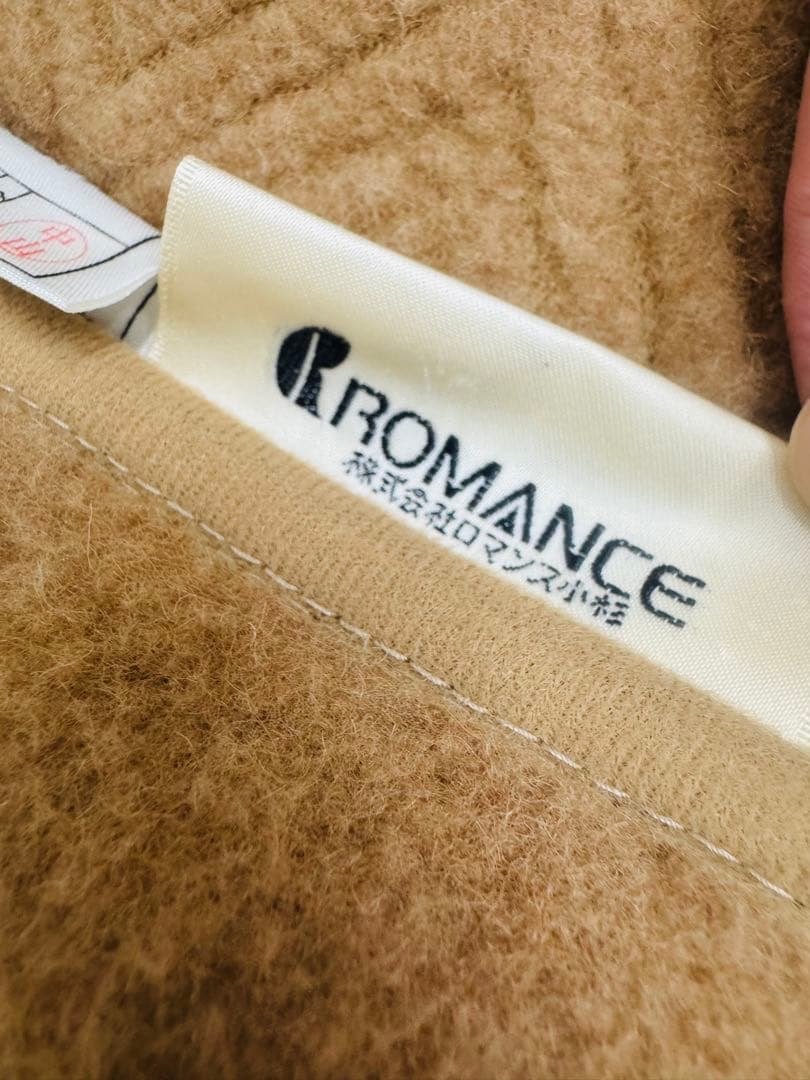 ROMANCEロマンス小杉 キャメル100%毛布 140×200 日本製