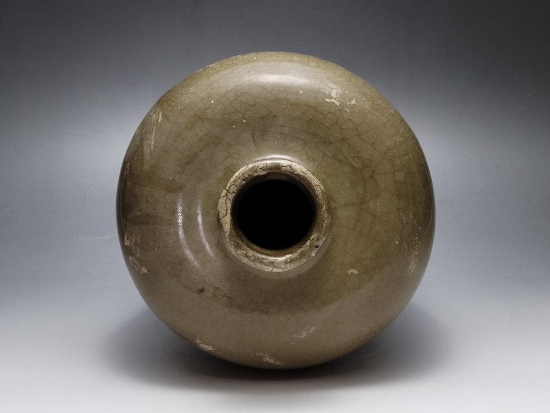 青磁 花瓶 宋元時代 高さ約27.2cm
