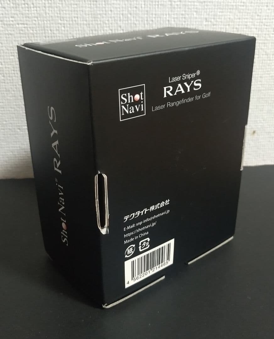 メル98223 ShotNavi RAYS ゴルフ用距離計 超軽量