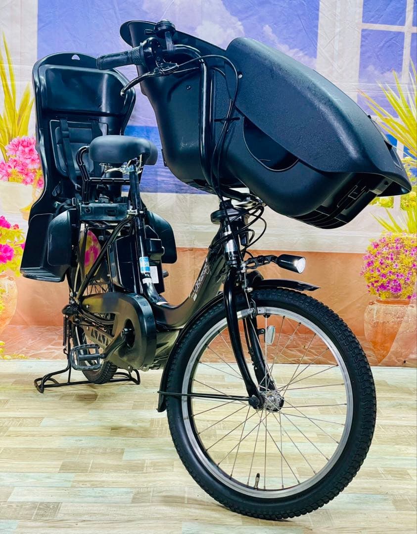 パスキス15AH！⭐️激レアモデル！ヤマハ子供乗せ電動アシスト自転車Y3573