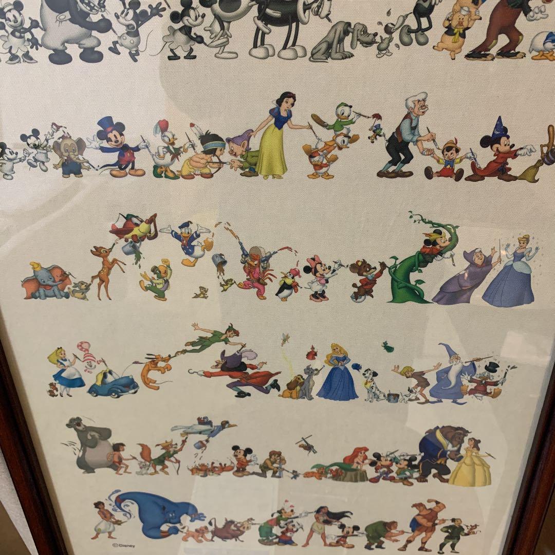 希少品　ディズニー 100周年 絵画 1500枚限定　A1-19