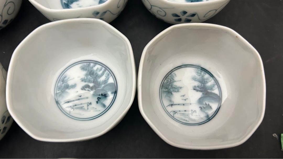 角型猪口　小鉢　懐石料理　和食器　14客