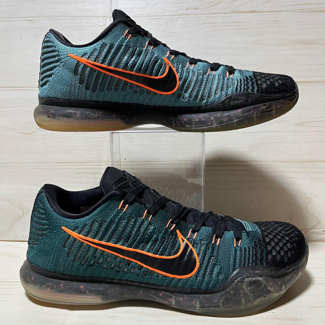 nike KOBE ナイキ コービー 10 エリート 黒×緑系 27.5 美品