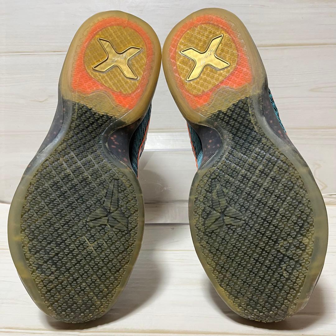 nike KOBE ナイキ コービー 10 エリート 黒×緑系 27.5 美品