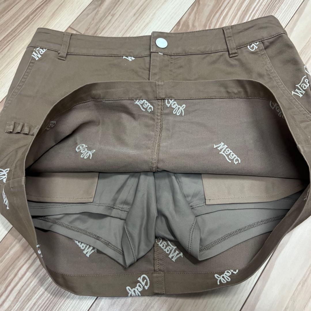 WAAC ワックスカート　WAACロゴ柄スカート　美品