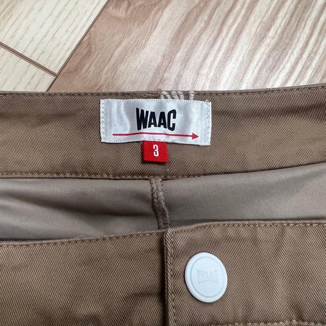 WAAC ワックスカート　WAACロゴ柄スカート　美品