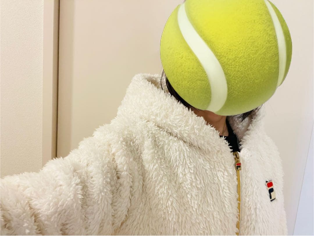FILA フィラ　テニス　ふわふわ　ジャケット　レディース　L