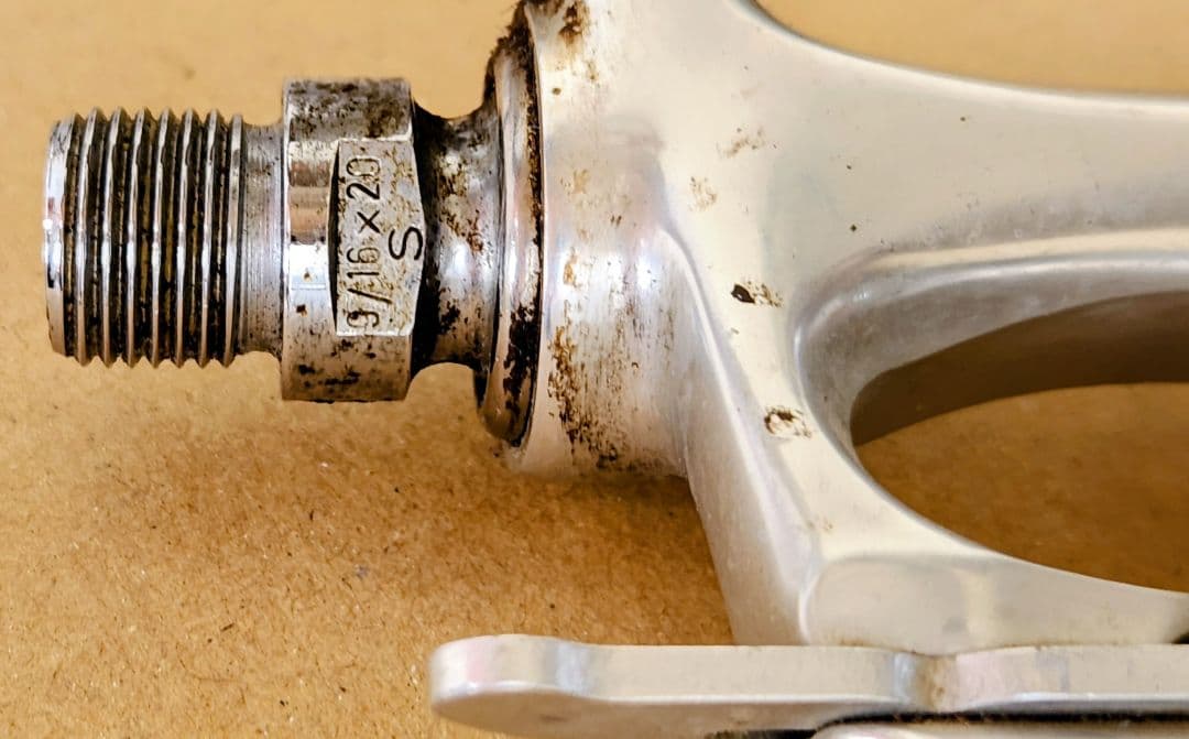 Brev.Int.Campagnolo ペダル レザーストラップ付 M