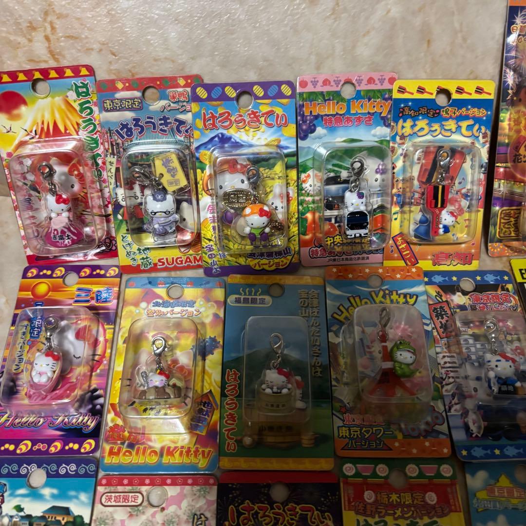 サンリオ ご当地キティ 根付 ストラップ ファスナーマスコット ポーチ ペン