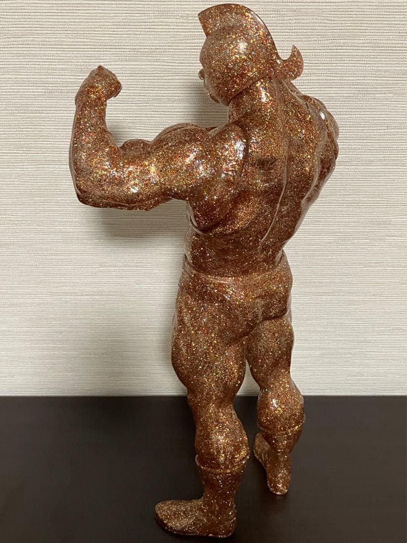 レアCCPキン肉マン40cmビッグソフビ金ラメキン消しダイキャストキンケシスグル