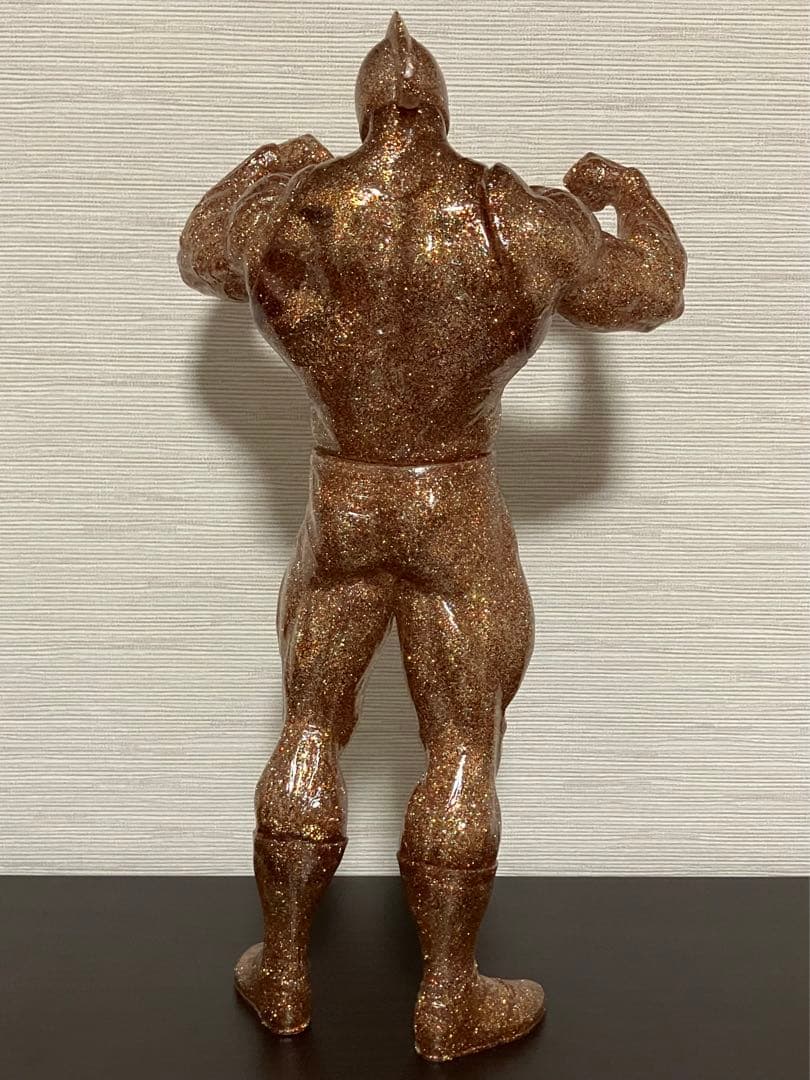 レアCCPキン肉マン40cmビッグソフビ金ラメキン消しダイキャストキンケシスグル
