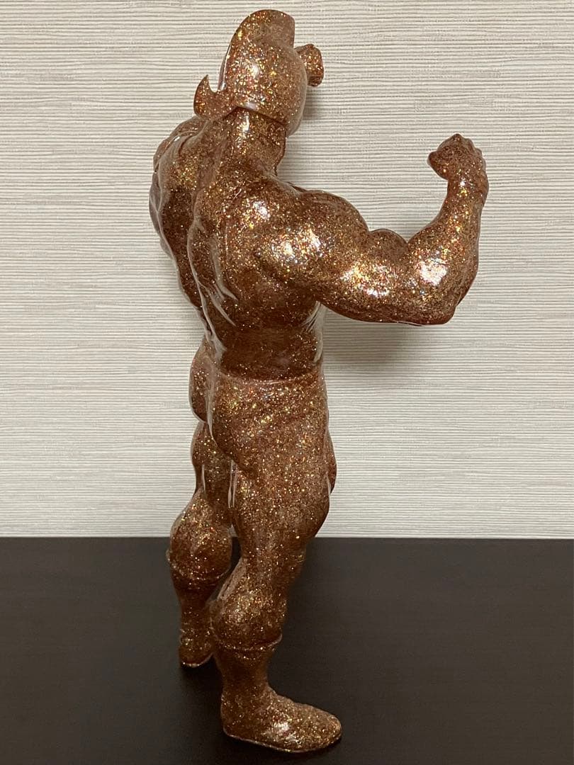 レアCCPキン肉マン40cmビッグソフビ金ラメキン消しダイキャストキンケシスグル