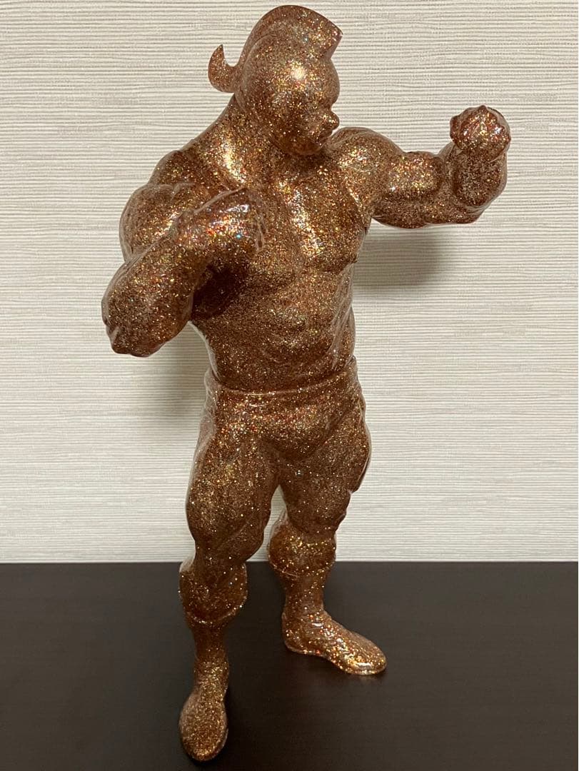 レアCCPキン肉マン40cmビッグソフビ金ラメキン消しダイキャストキンケシスグル