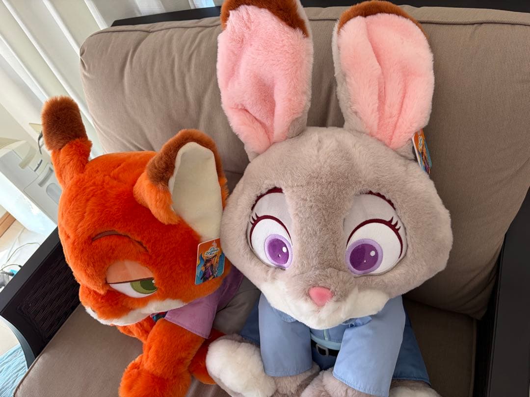ズートピア2 ジュディ＆ニック ぬいぐるみ コストコ③