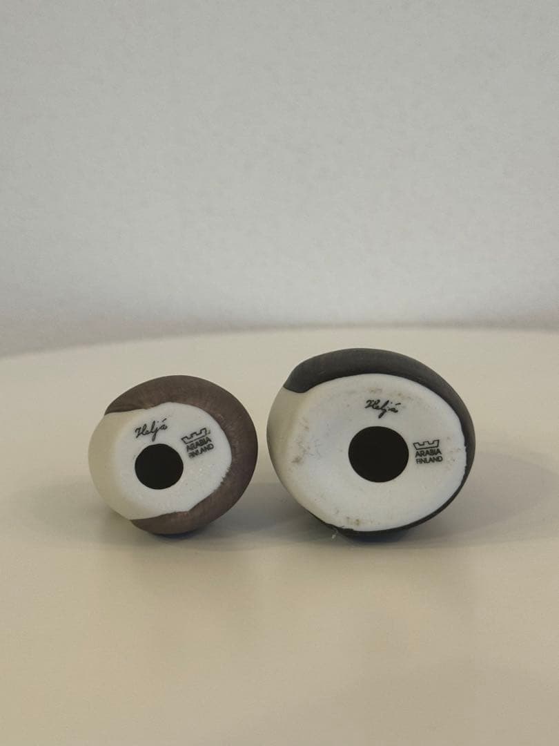 廃盤品 ARABIA アラビア　ヘルヤ　ペンギン 親子 2点セット