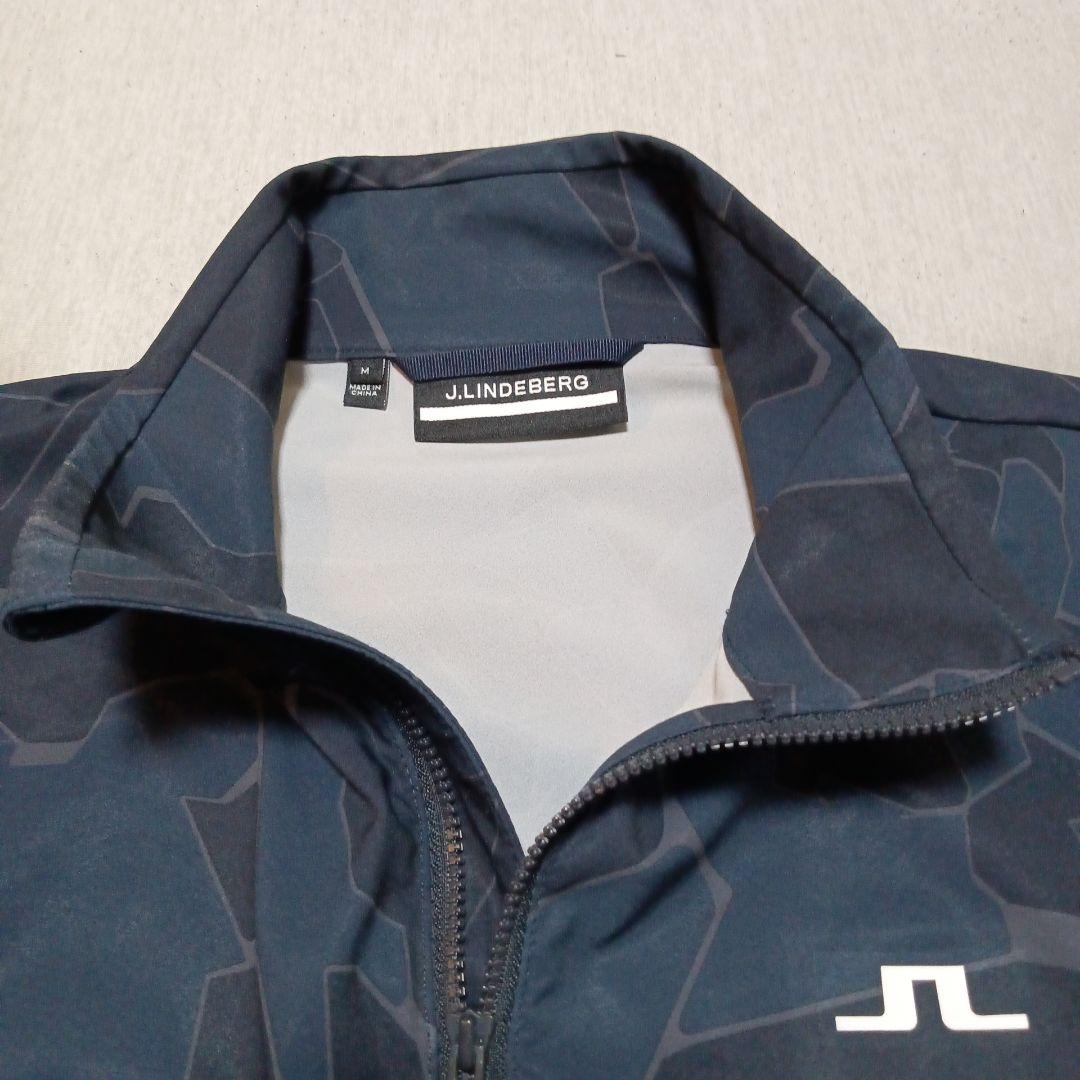 J.リンドバーグ ゴルフ 軽量 ストレッチ 防風 長袖 ジャケット ブルゾン