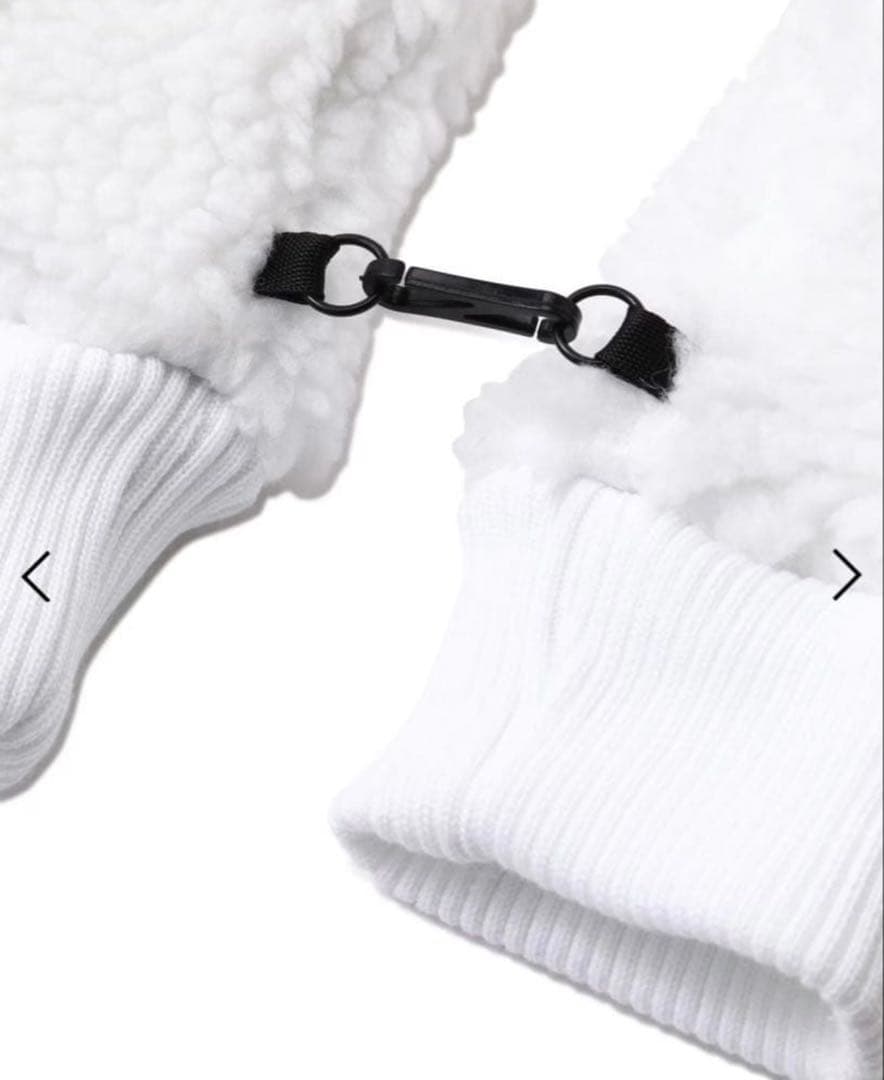 パーリーゲイツ❣️定価25300円ふわふわ可愛いボアフリースミトン&バイザー❣️新品