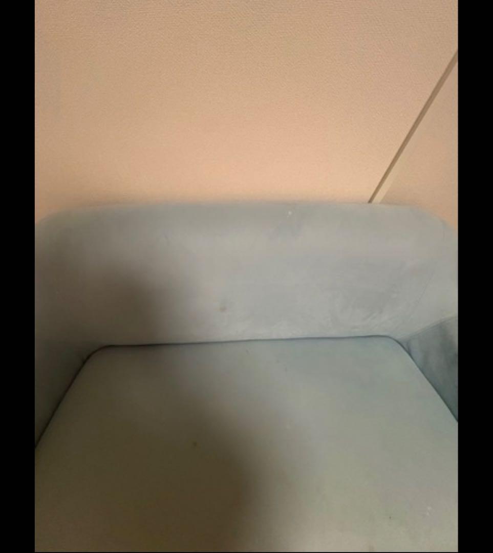 【送料込み】FrancFrancソファ ファブリック 水色