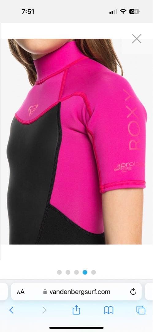 ✨未使用タグ付き✨キッズ　女の子　ウエットスーツ　サイズ10G