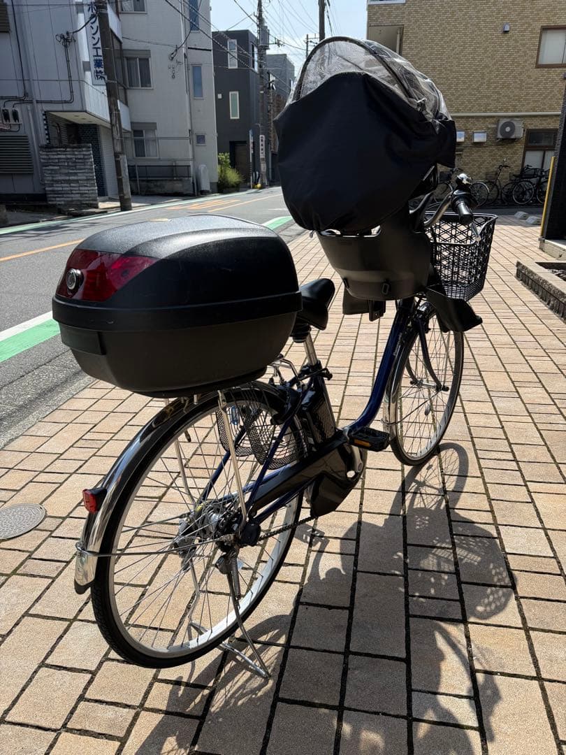 【目黒本町 引取り限定】Panasonic電動アシスト自転車 チャイルドシート付