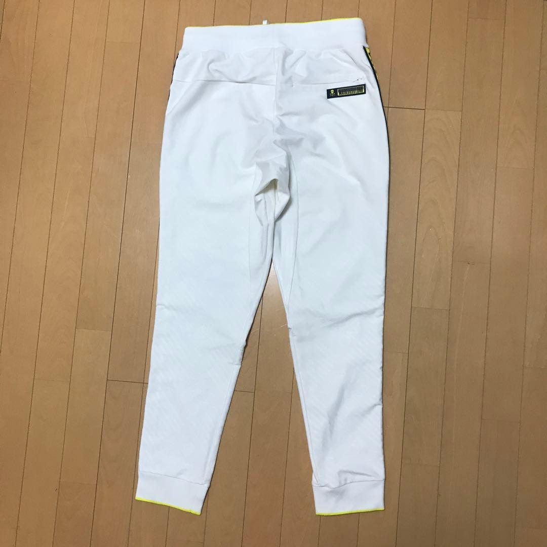 マークアンドロナ 白　黄　トラックジャケット　パンツ　ジャージ　セットアップ
