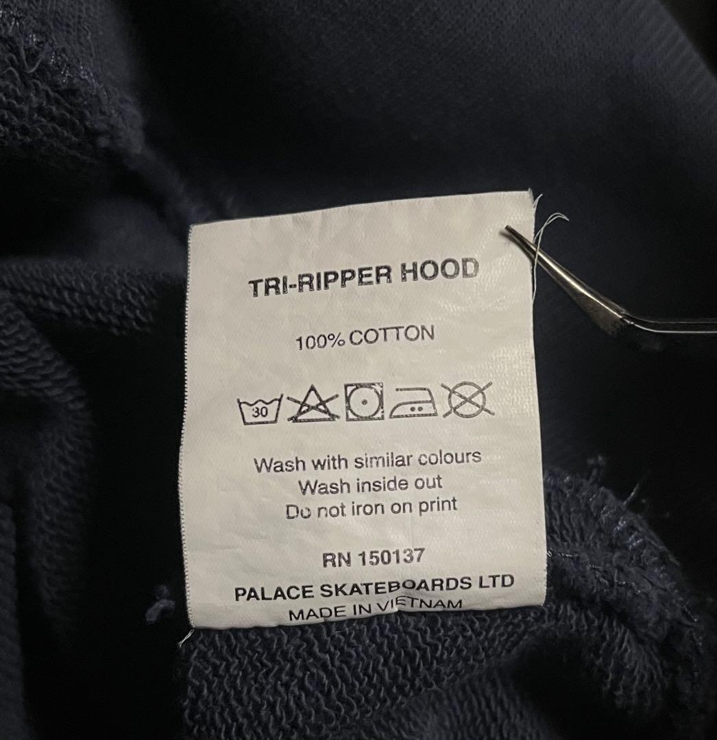 スケートボード PALACE TRI-RIPPER HOOD Navy XL