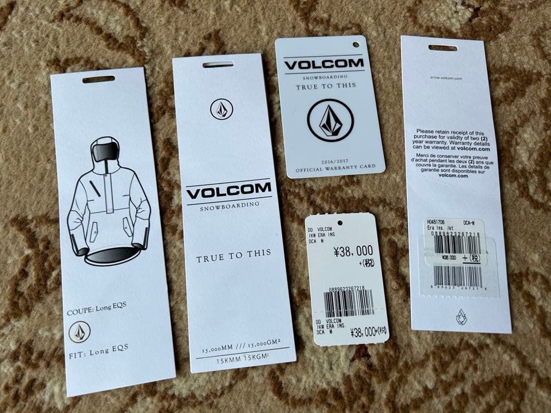 ボルコム ジャケット ジャケット ERA INS VOLCOM ボードウエア