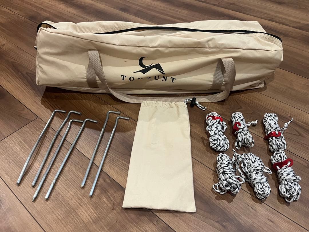 tomount トマウント　タープセット！ロッジ型テント　ランクA 美品！！！