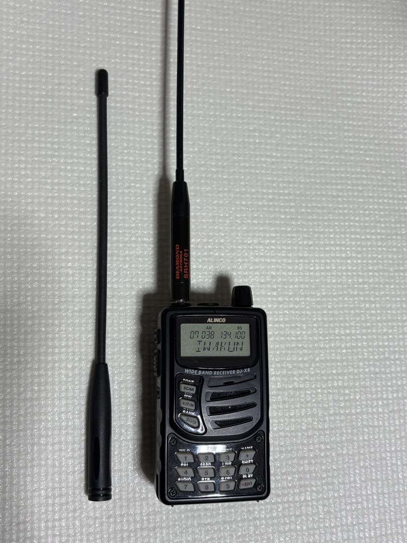4月4日14時で一度終了します　ALINCO アルインコDJ-X8 広帯域受信機