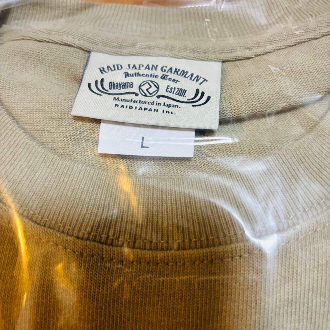 RAID JAPAN サンド ビックTシャツ Lサイズ