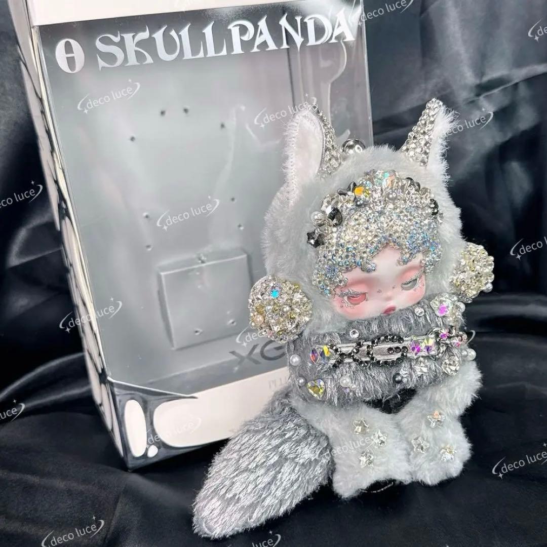 SKULLPANDA XG ぬいぐるみペンダント スカルパンダ　スワロフスキー