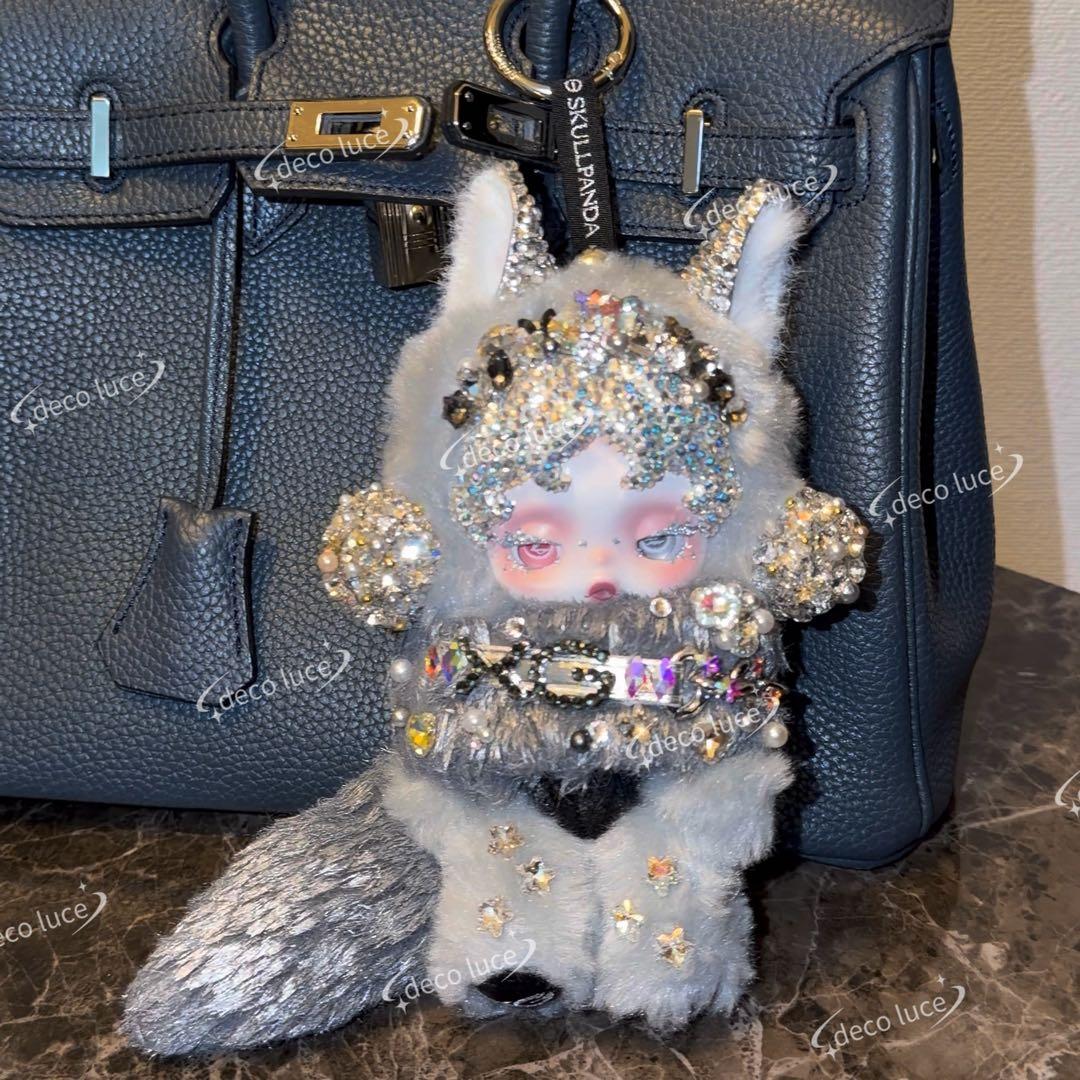 SKULLPANDA XG ぬいぐるみペンダント スカルパンダ　スワロフスキー