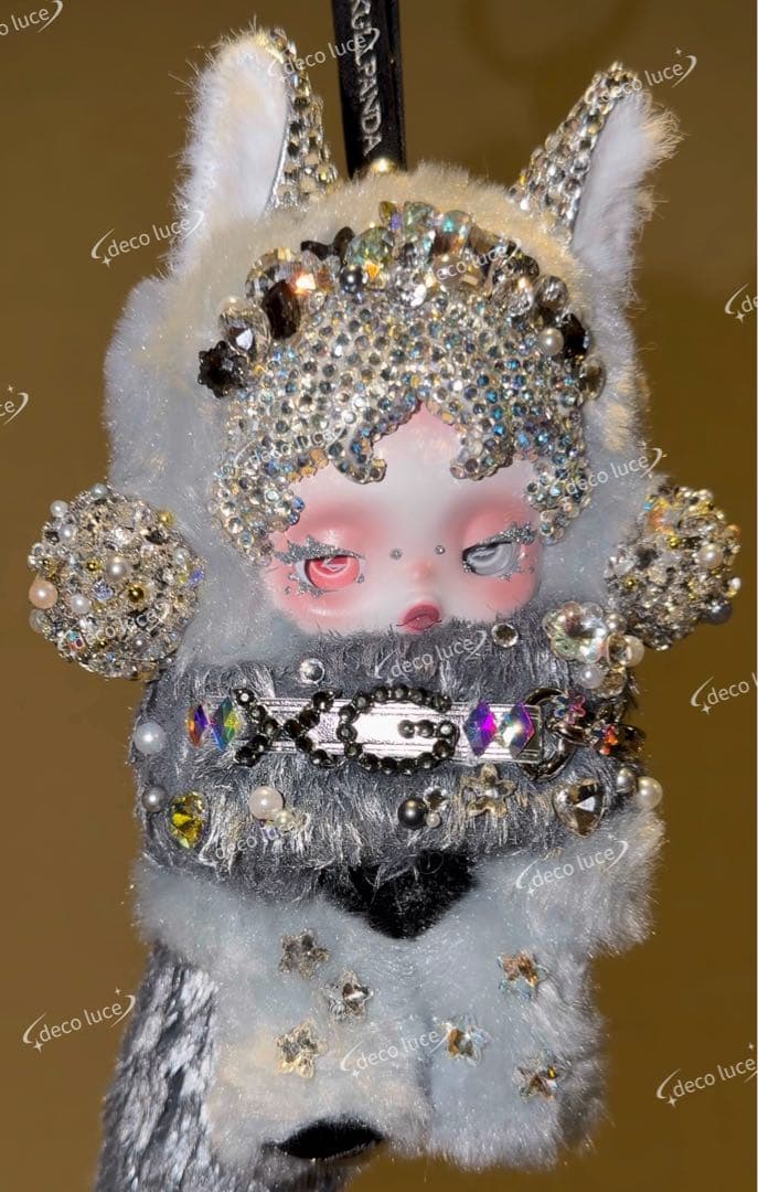 SKULLPANDA XG ぬいぐるみペンダント スカルパンダ　スワロフスキー