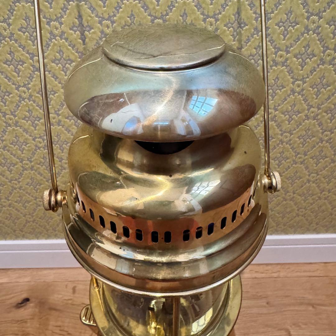 動作品 Petromax HK500 白灯油ランタン ドイツ製 真鍮 ブラス