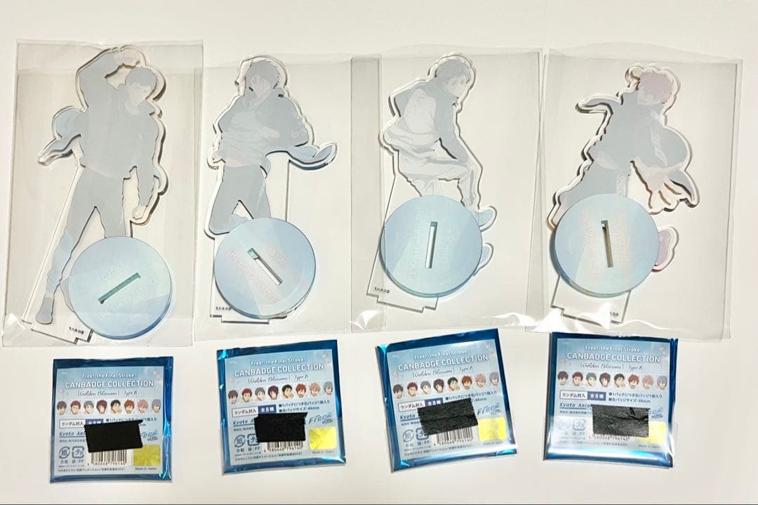 Free! Final Stroke FS 鮫柄 アクリルスタンド 缶バッジ