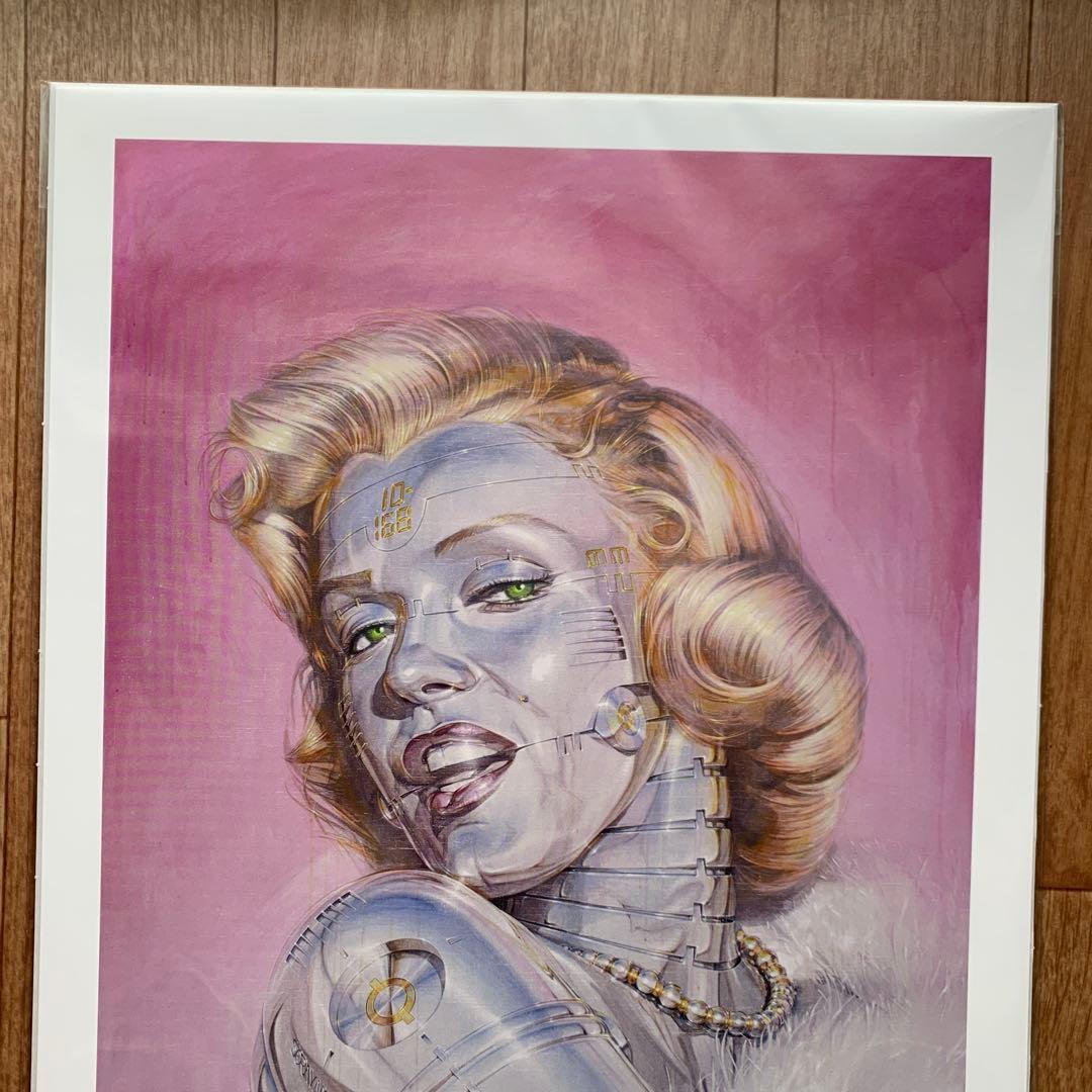 SORAYAMA 光・透明・反射 空山基 マリリン・モンロー A3 ポスター