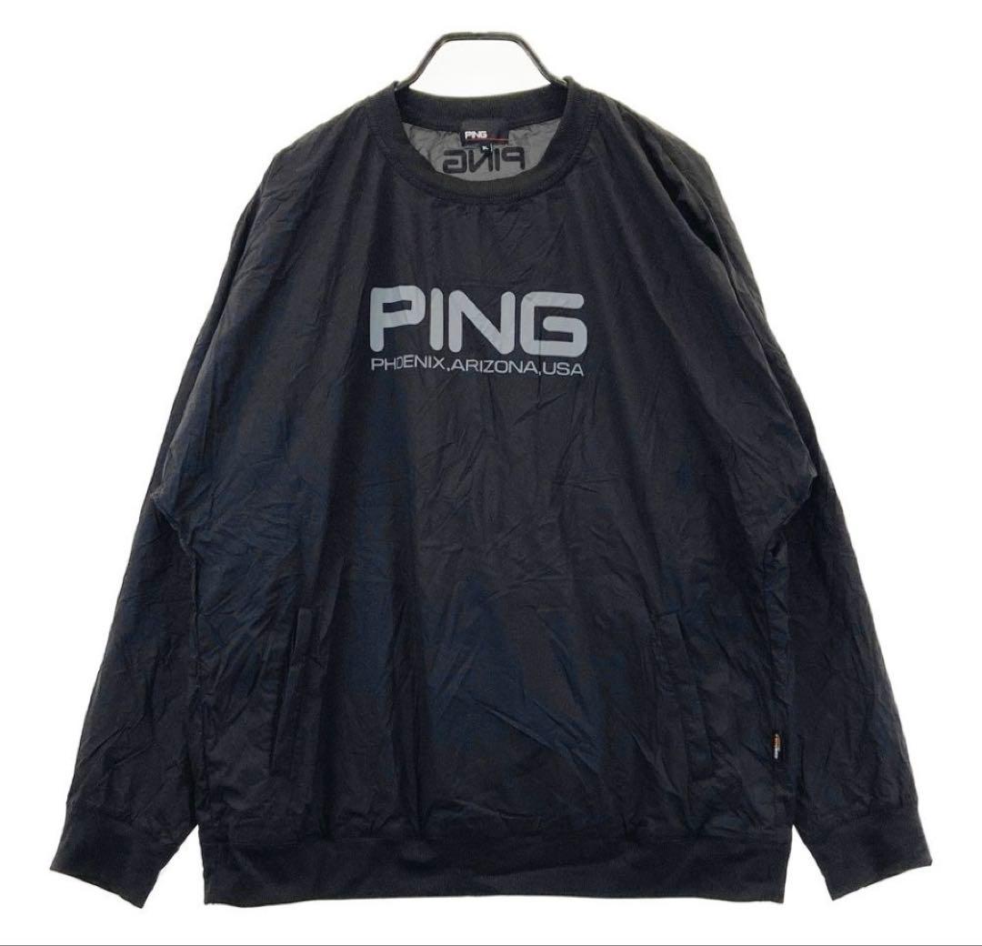 L 新品　PING ツインレイヤードアウター ブルゾン レディース　ブラック