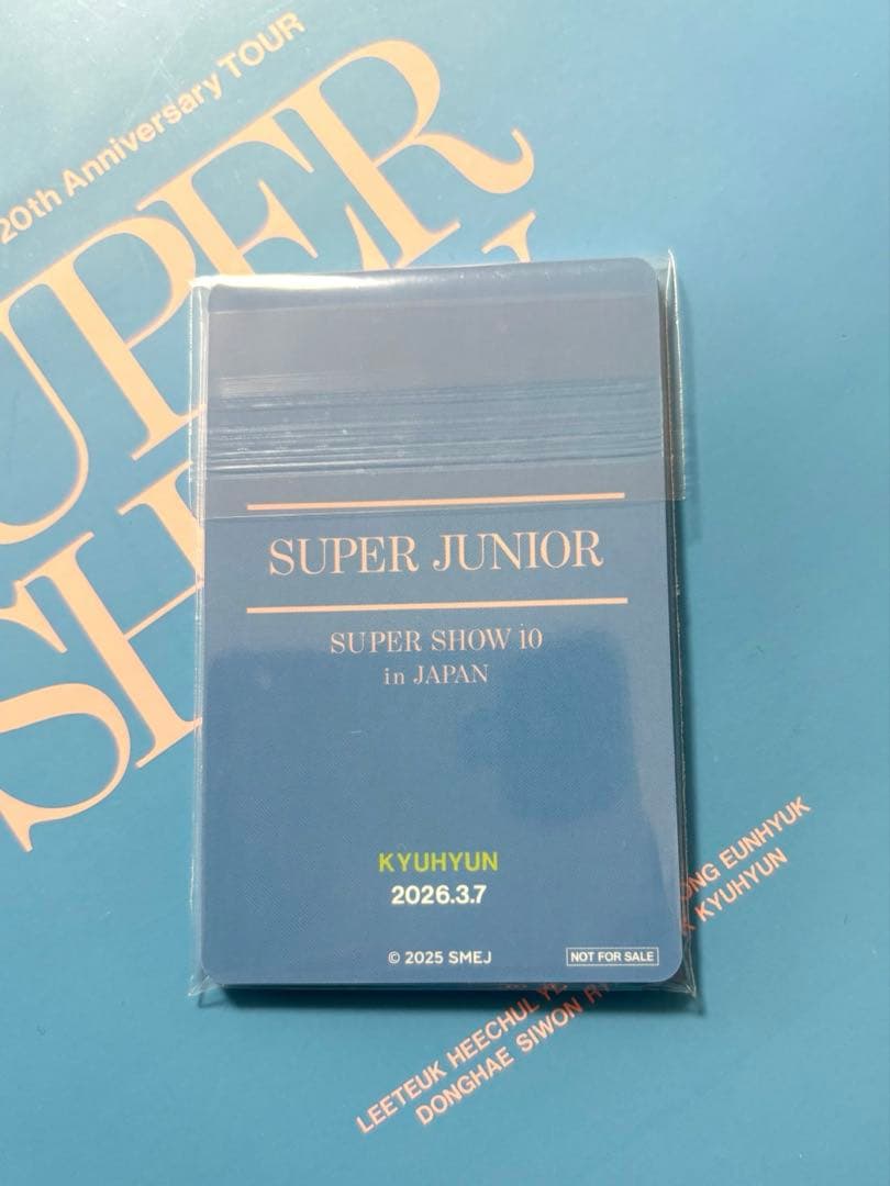 SUPER JUNIOR スパショ10 アプグレ 3/7トレカ 9枚　銀テつき