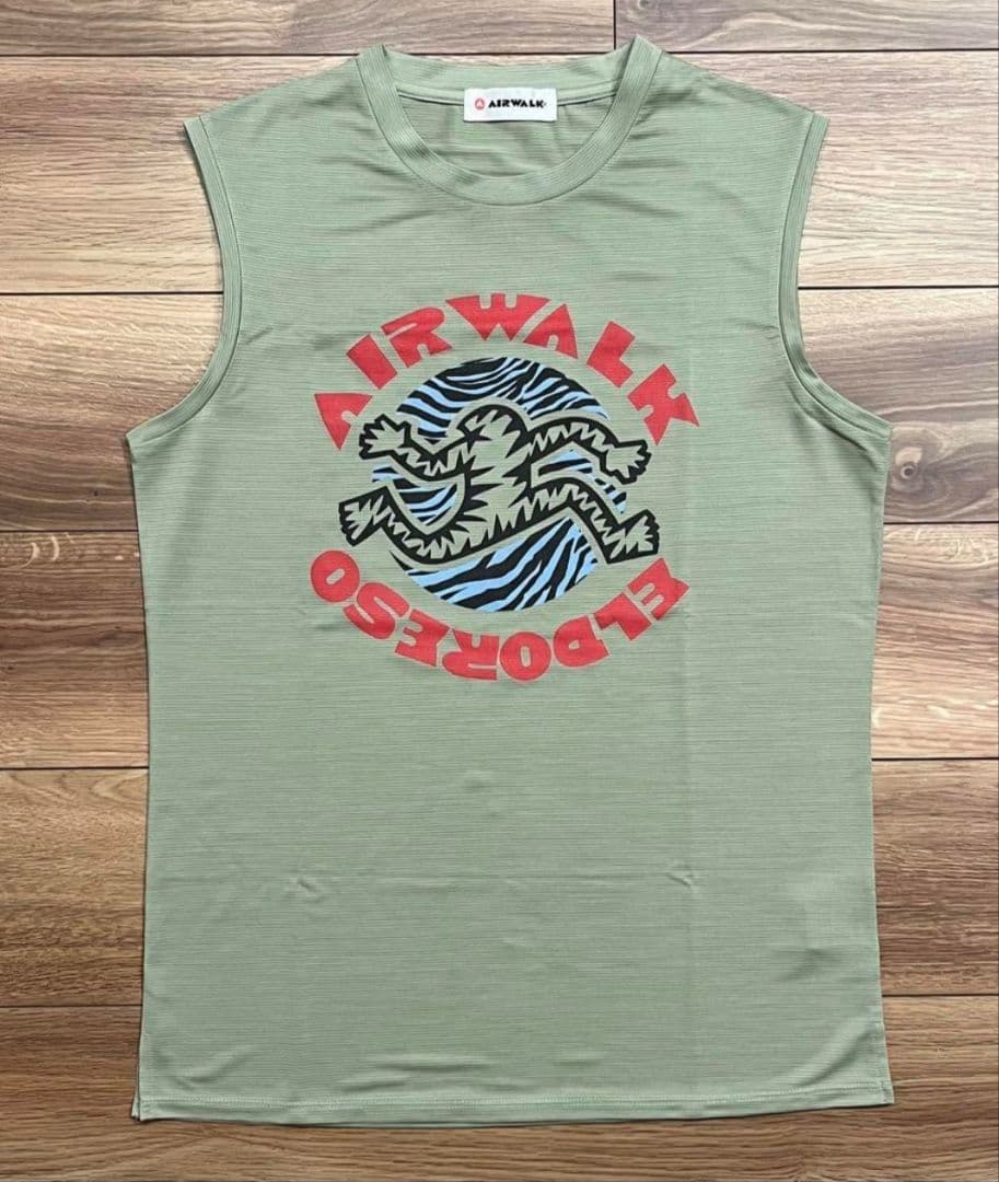 ウォーキング・ランニングウェア ELDORESO Airwalk Sleeveless sagegreen(M)