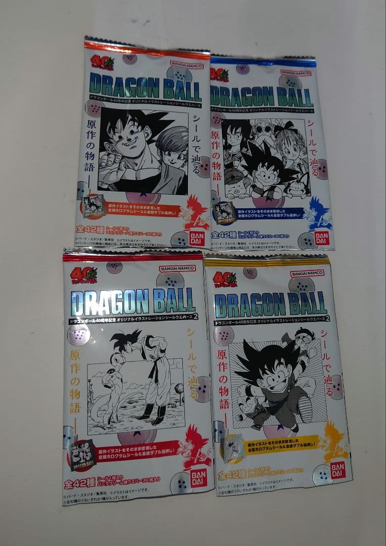 ドラゴンボール ウエハース 40周年 1弾 2弾 フルコンプ 84種 未開封