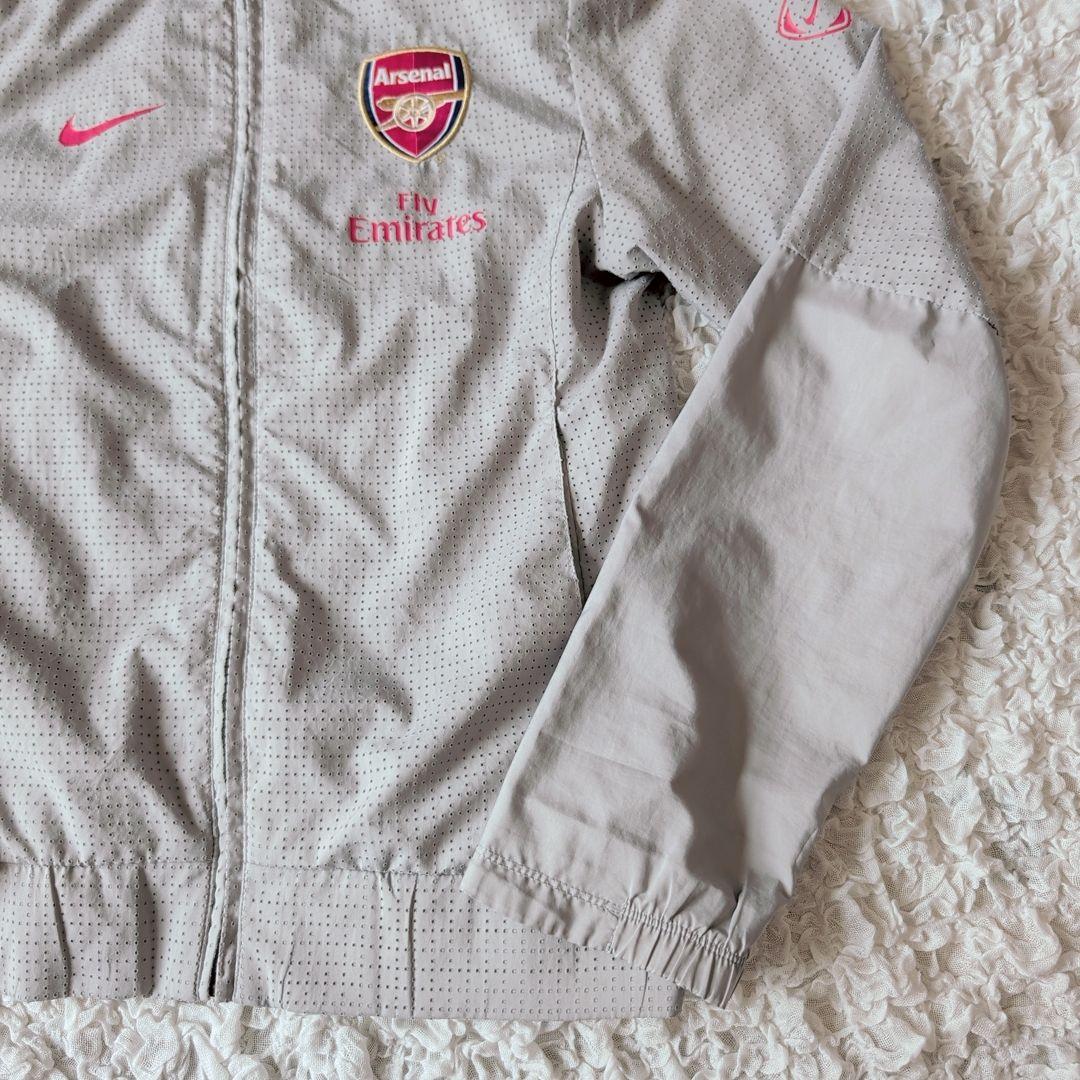 NIKE 09/10 Arsenal FC トラックジャケット グレー S