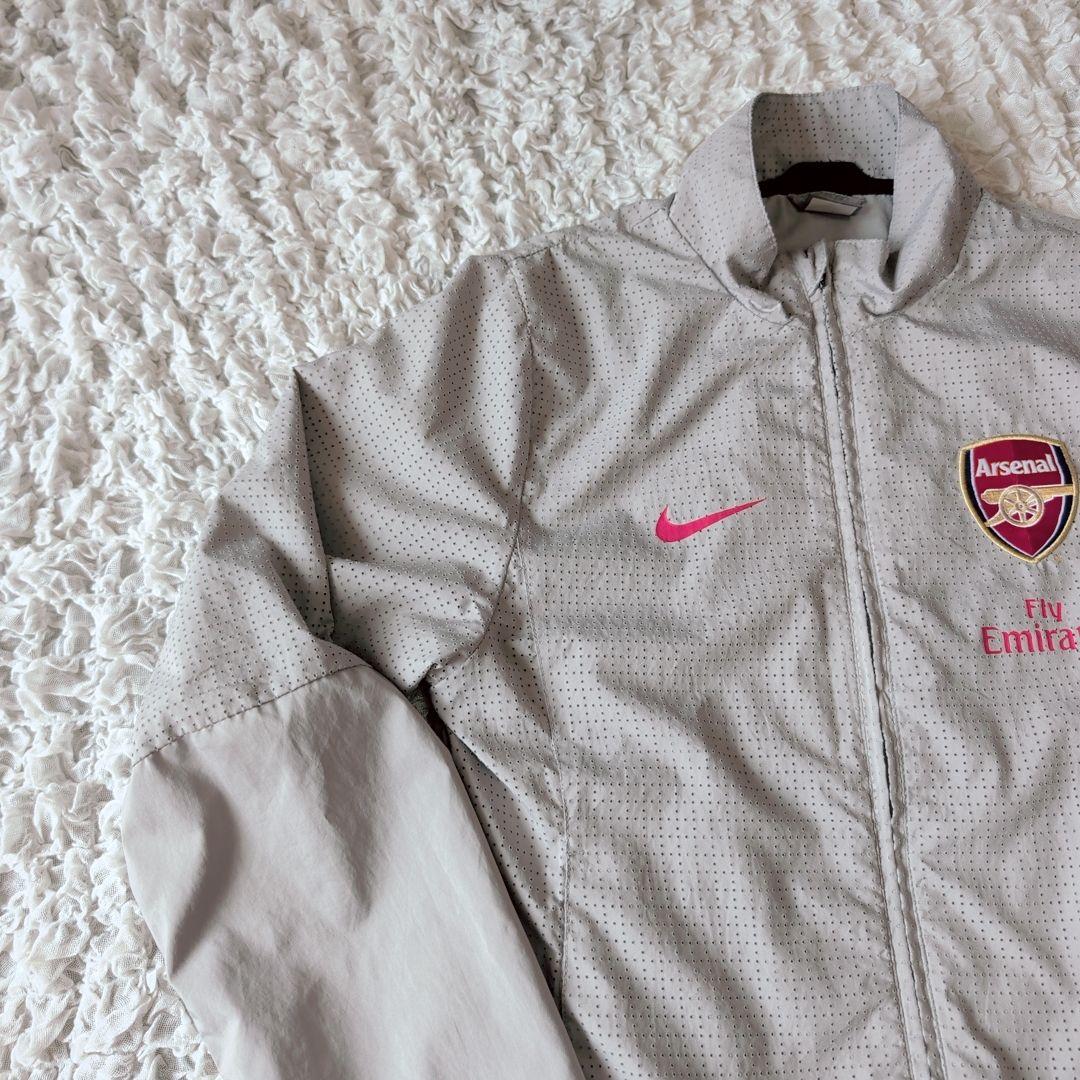 NIKE 09/10 Arsenal FC トラックジャケット グレー S